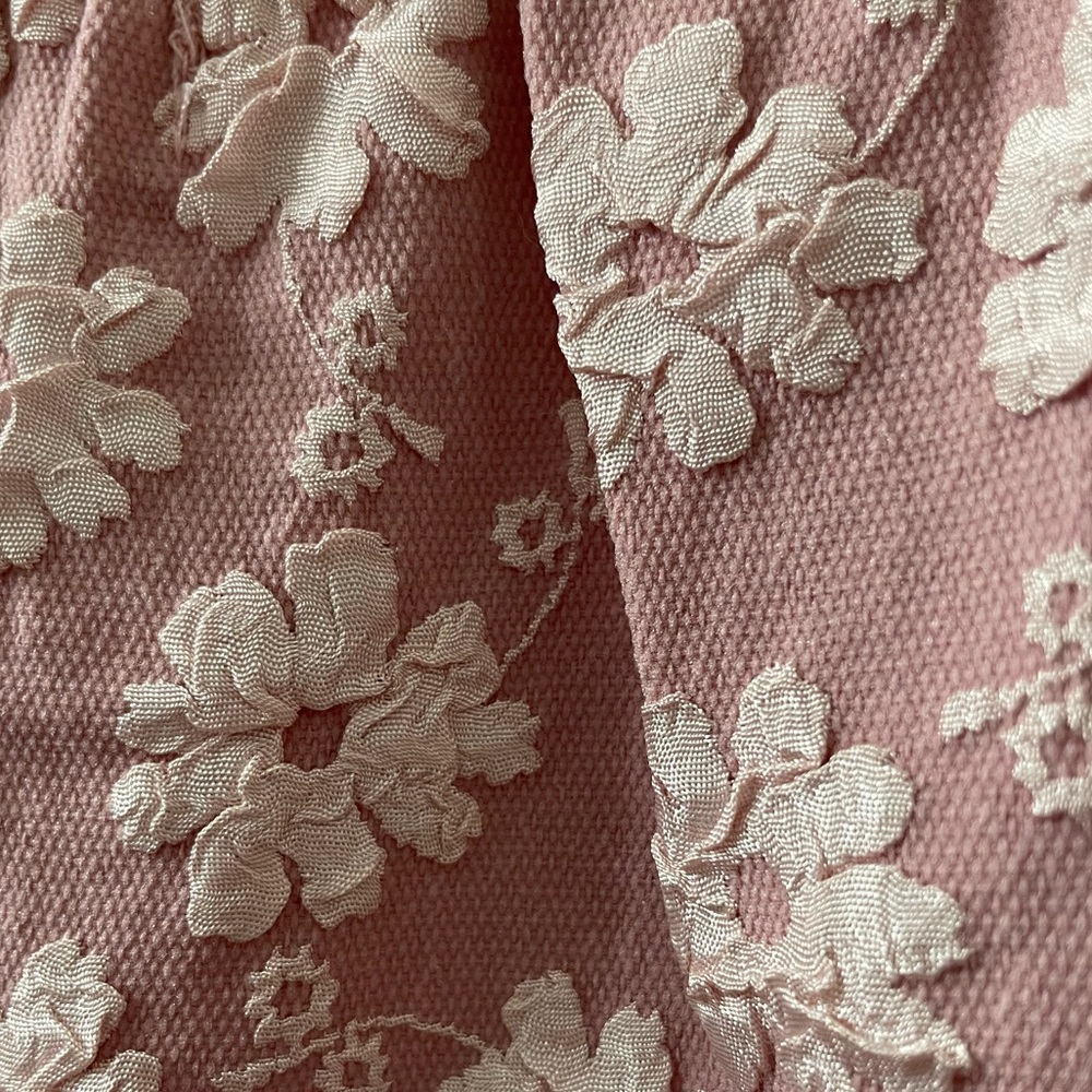 Grace & Emma NWT Botanical Blush Pink Floral Puff Sleeve Dress XL - Picture 12 of 16